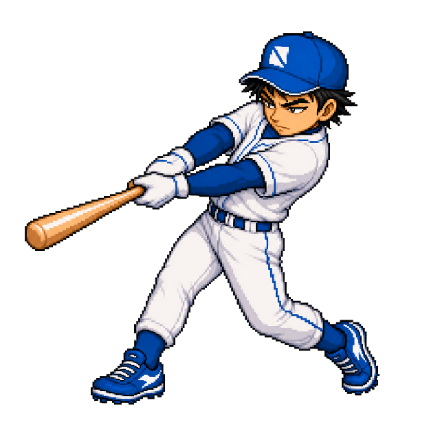 同じ選手の全身