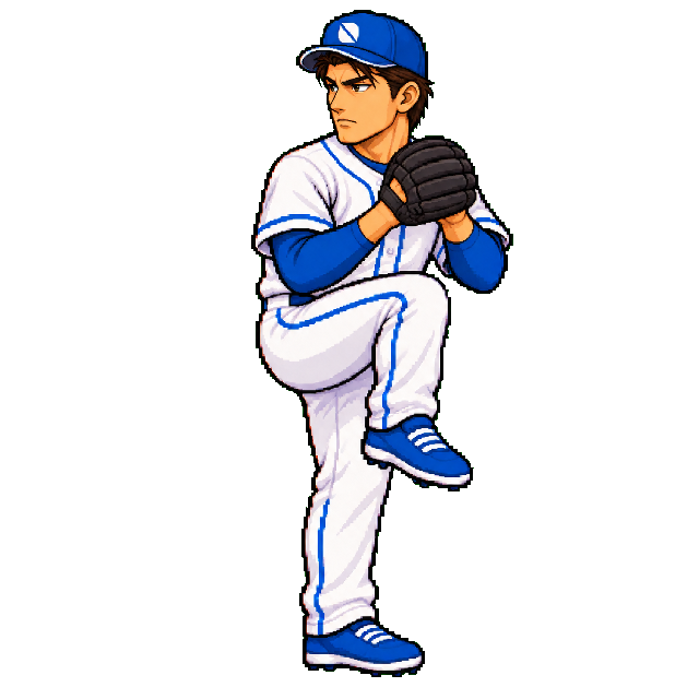 同じ選手の全身